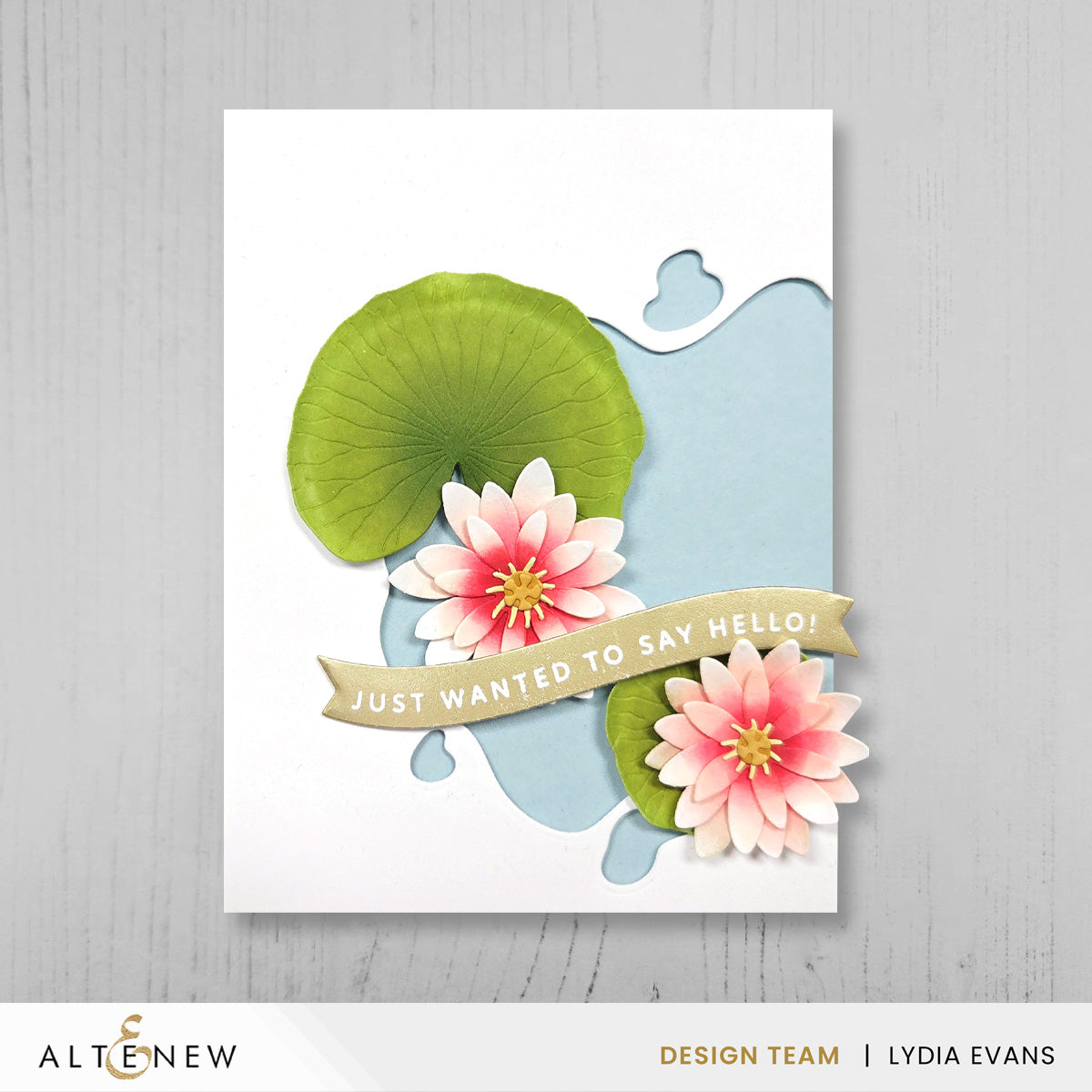Altenew - One-Go: Solid Sentiment Banners Press Plate