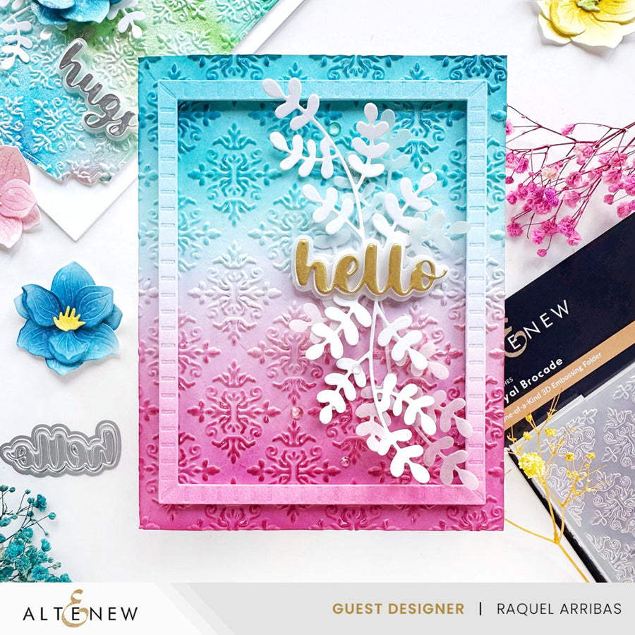 Altenew - Royal Brocade 3D Embossing Folder