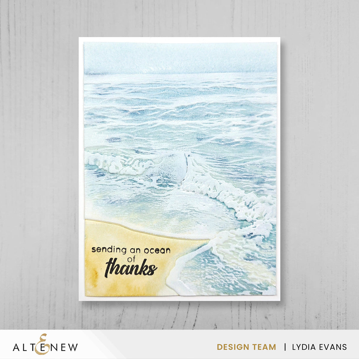 Altenew - Whispering Waves 3D Embossing Folder