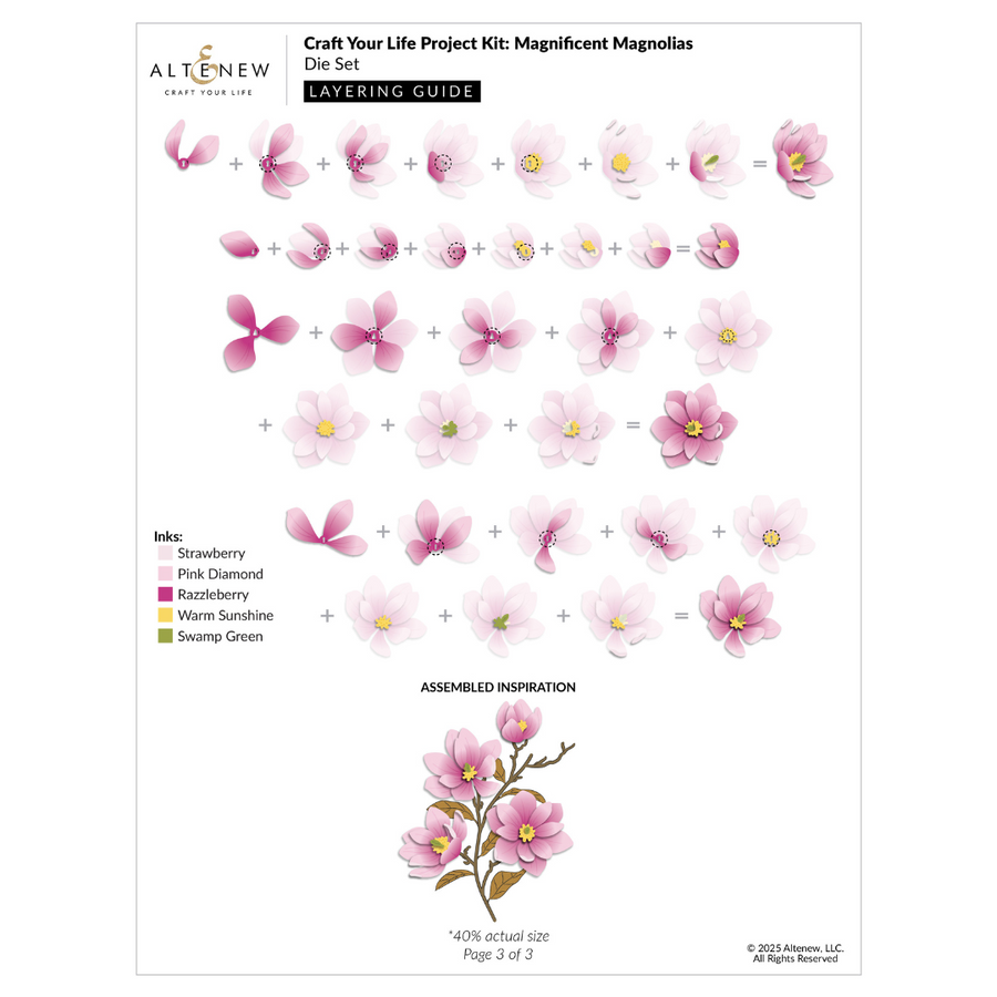 Altenew - Craft Your Life Project Kit: Magnificent Magnolias