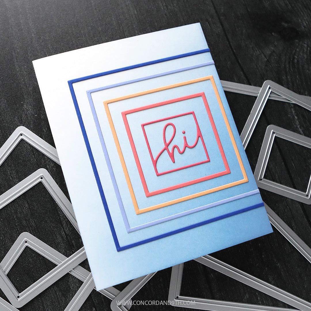 Concord & 9th (Kristina Werner) - Square Thin Frames Dies