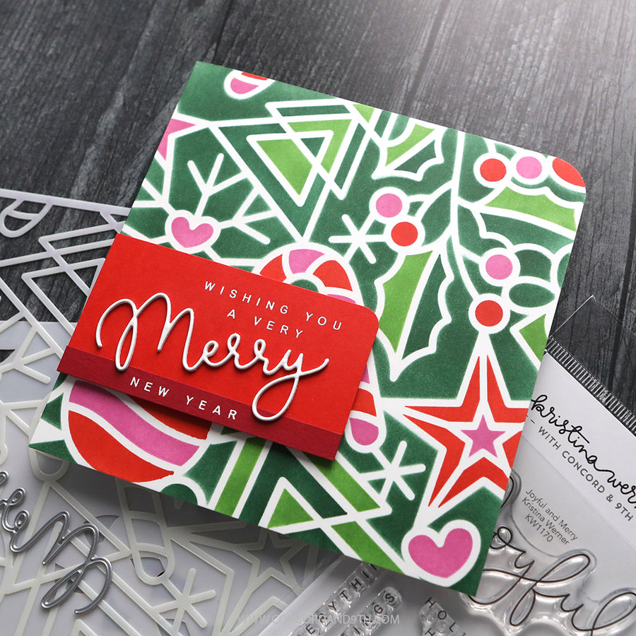 Concord & 9th (Kristina Werner) - Joyful and Merry Stamp & Die Bundle