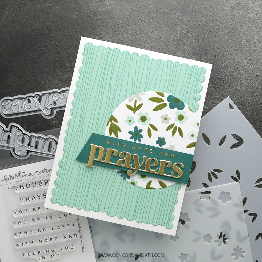 Concord & 9th (Kristina Werner) - Thoughts and Prayers Stamp Set