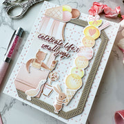 Pinkfresh Studio - Petal Grid Press Plate