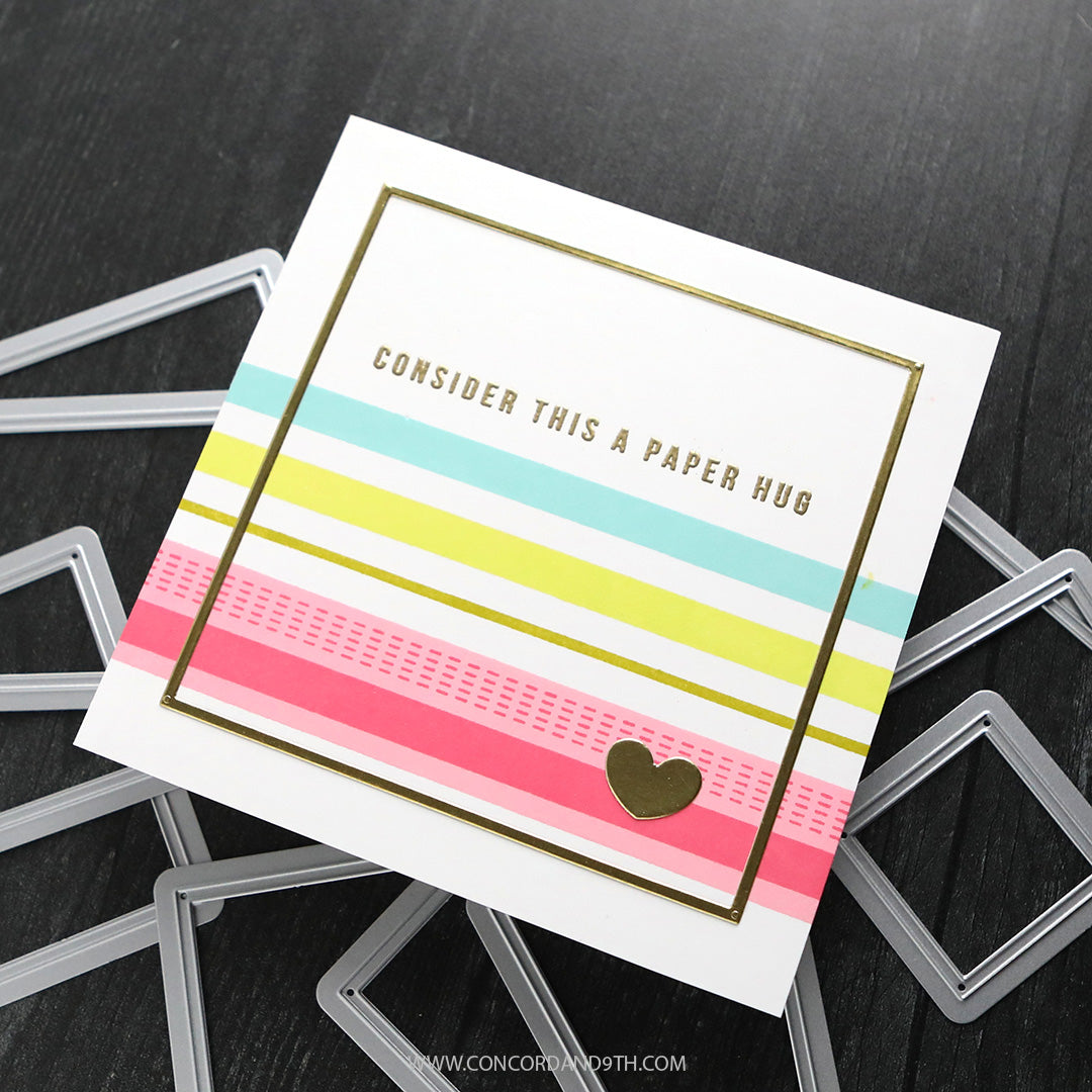 Concord & 9th (Kristina Werner) - Bold Stripes Greetings Stamps