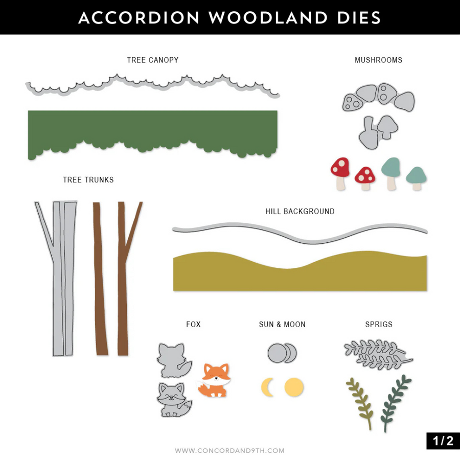 Concord & 9th - Accordion Woodland Dies