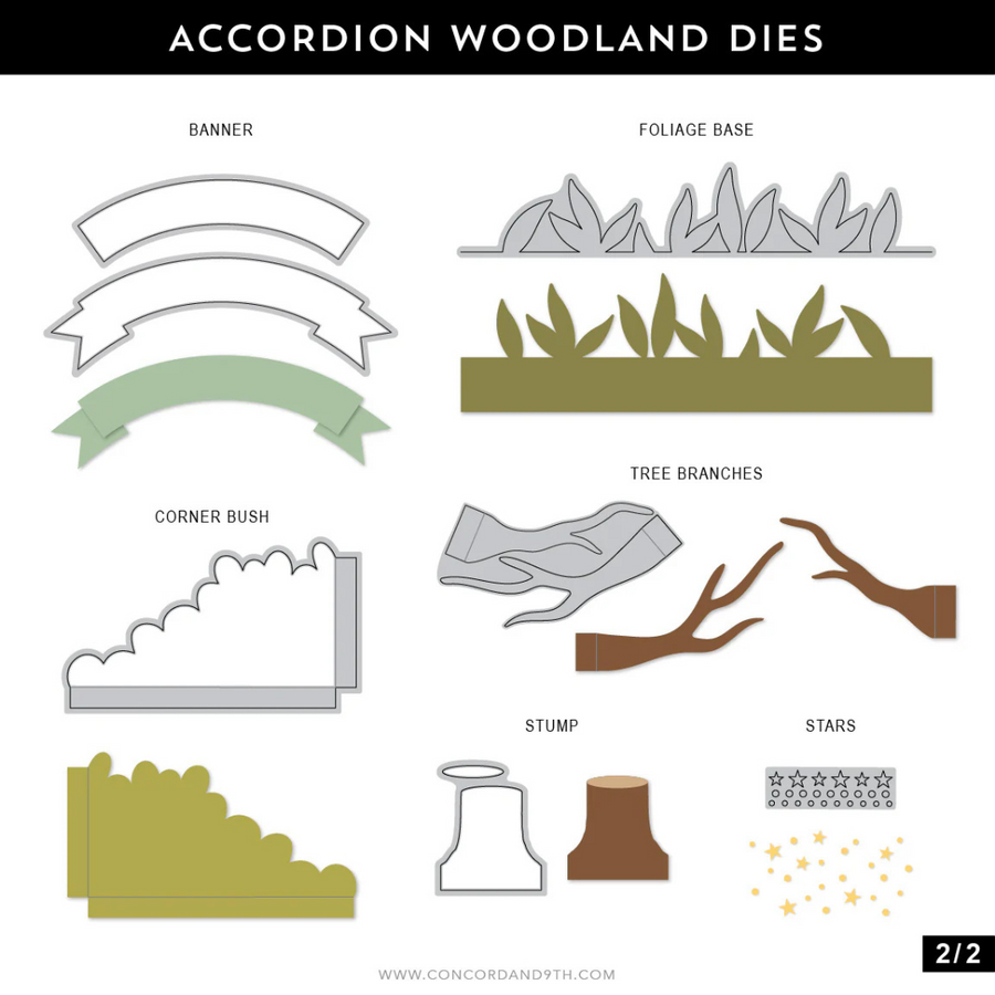 Concord & 9th - Accordion Woodland Dies