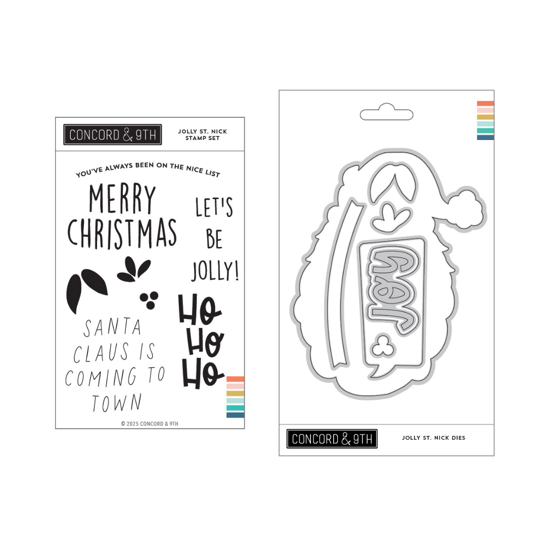 Concord & 9th - Jolly St. Nick Stamp & Die Bundle