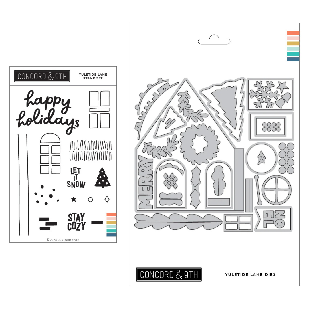 Concord & 9th - Yuletide Lane Stamp & Die Bundle
