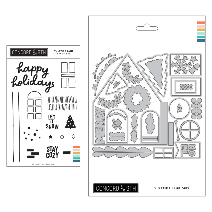 Concord & 9th - Yuletide Lane Stamp & Die Bundle