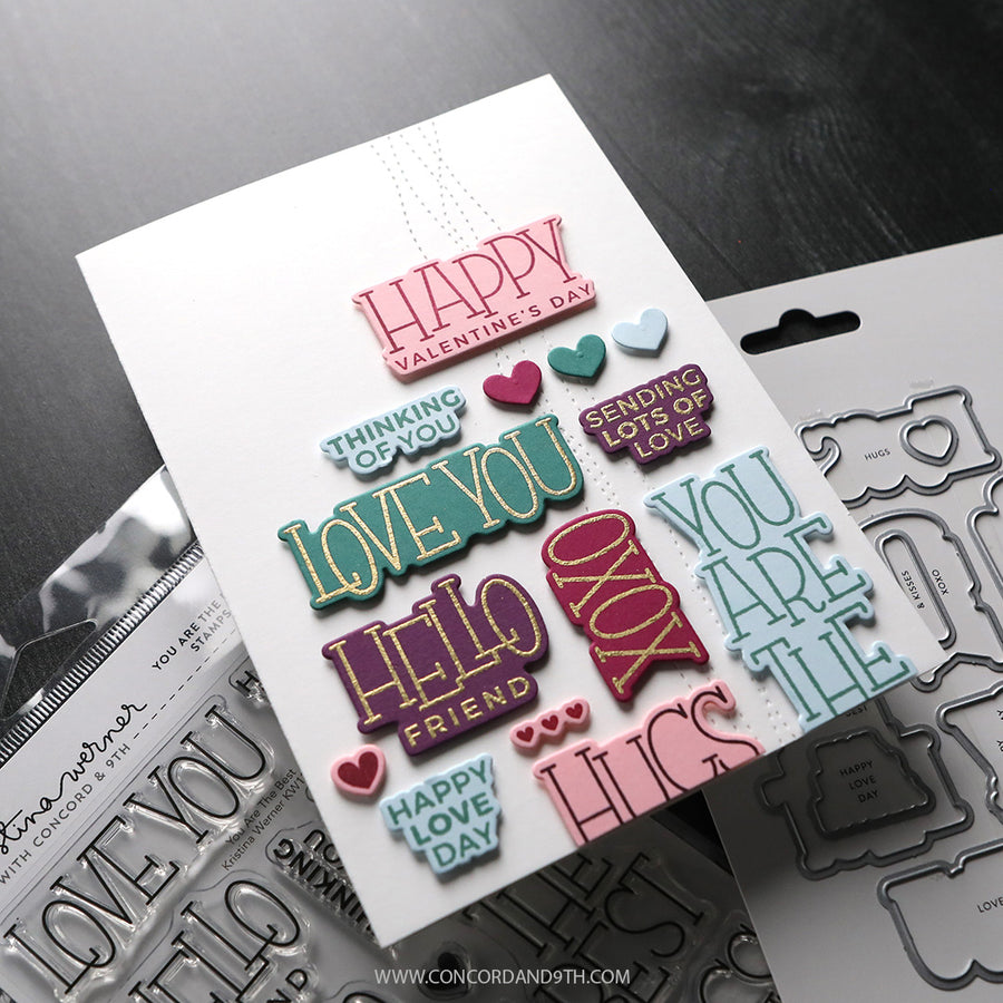 Concord & 9th (Kristina Werner) - You Are The Best Stamp Set