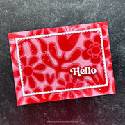 (PRE-ORDER) Concord & 9th (Kristina Werner) - Retro Flowers Stencil Pack