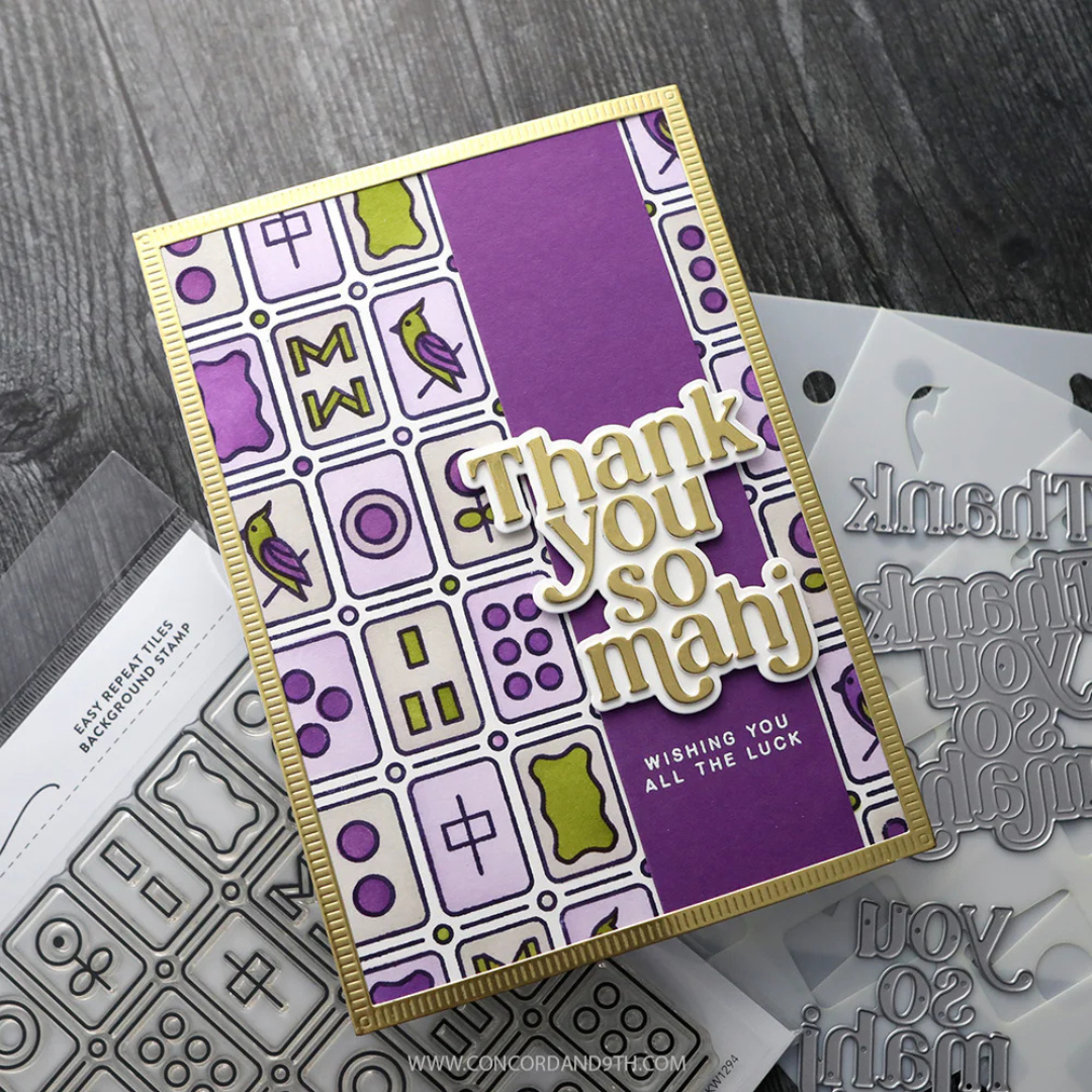 Concord & 9th (Kristina Werner) - Easy Repeat Tiles Stencil Pack