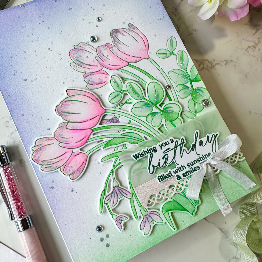 Pinkfresh Studio - Timeless Tulips Stamps