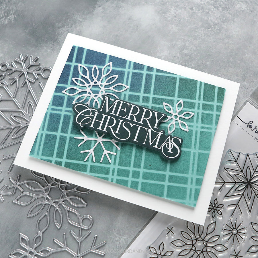 Concord & 9th (Kristina Werner) - Snowflake Season Border Dies