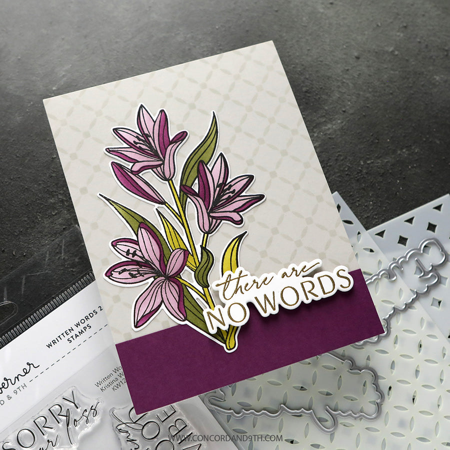 Concord & 9th (Kristina Werner) - Written Words 2 Stamp Set