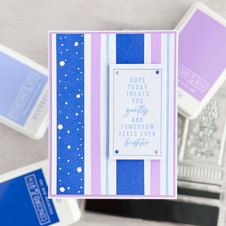 Concord & 9th (Kristina Werner) - Bold Stripes Greetings Stamps