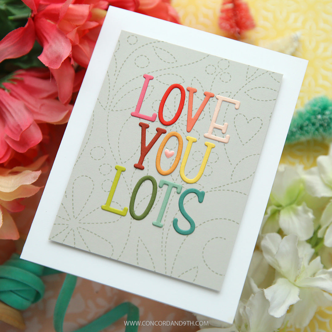 Concord & 9th (Kristina Werner) - Lucky Alpha Stamp & Die Bundle