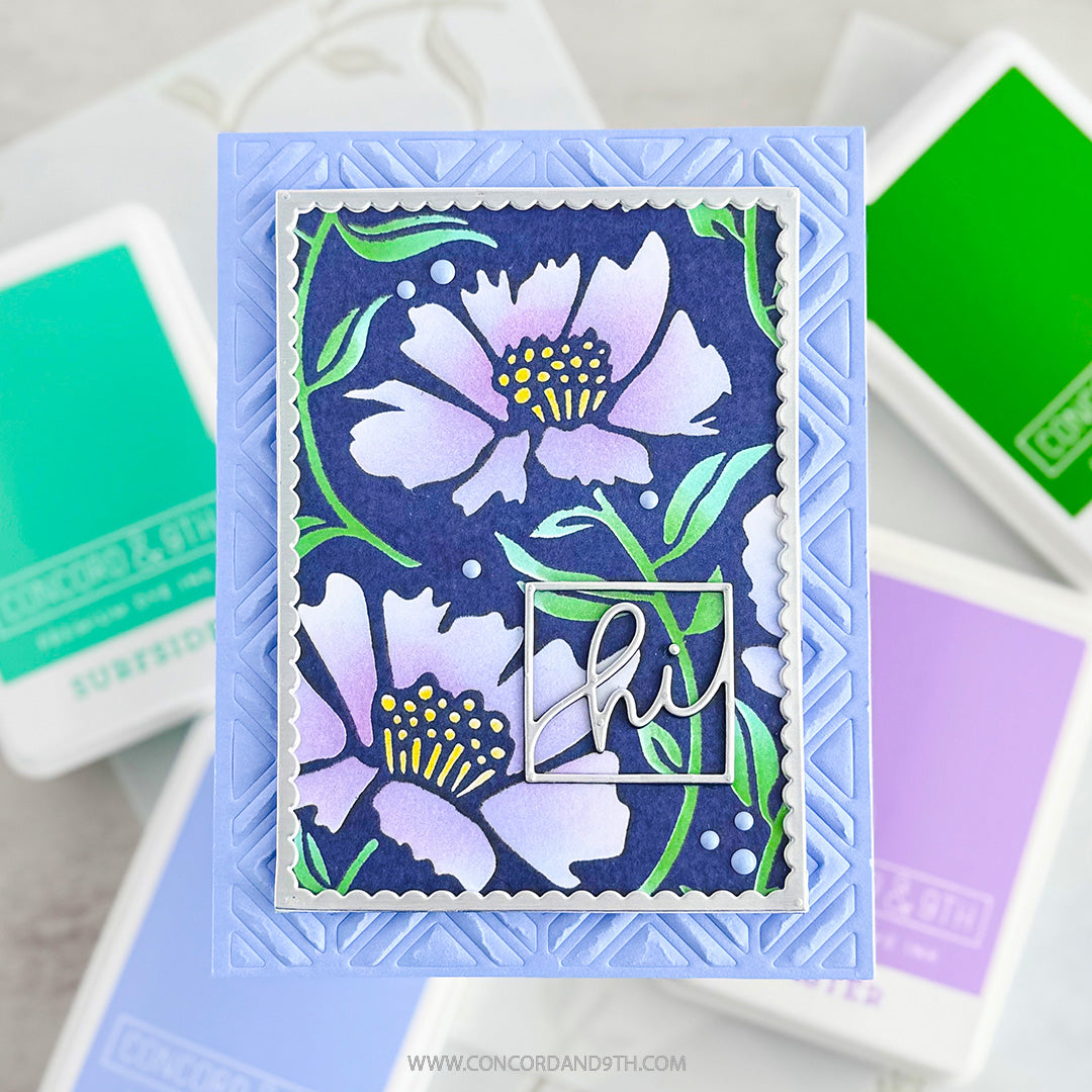 Concord & 9th (Kristina Werner) - Aubrey Blooms Background Stamp