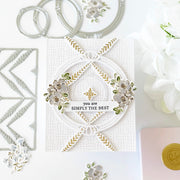 Pinkfresh Studio - Leafy Lattice Press Plate