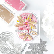 Pinkfresh Studio - Plumeria Stencils
