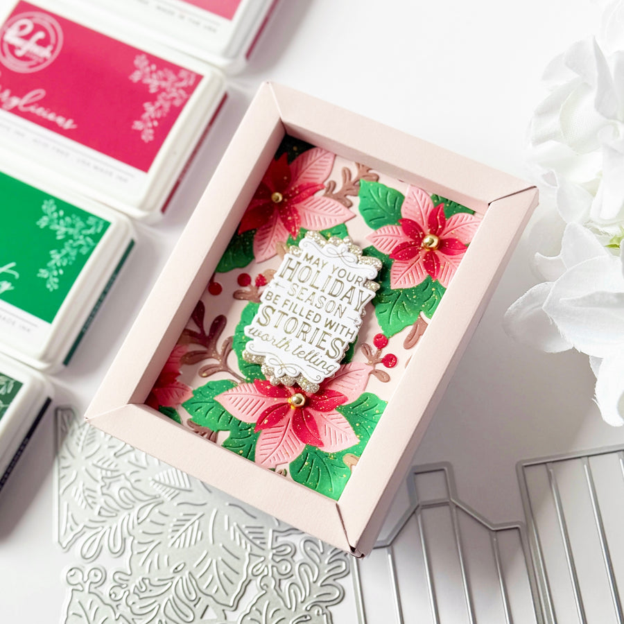 Pinkfresh Studio - Whispers of Poinsettia Die