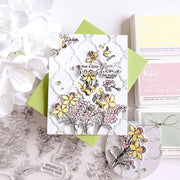 Pinkfresh Studio - Whispering Daffodils Stencils