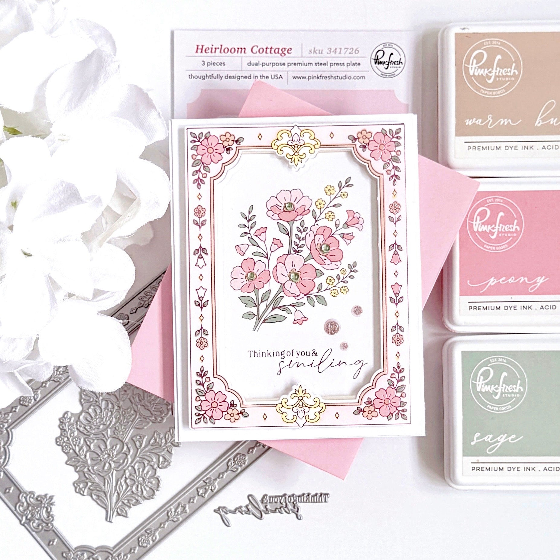 Pinkfresh Studio - Heirloom Cottage Press Plates