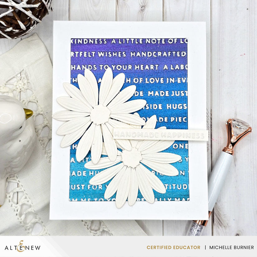 Altenew - Handmade Happiness 3D Embossing Folder