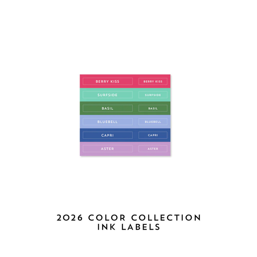 Concord & 9th - 2026 Ink Pad & Ink Cube Labels