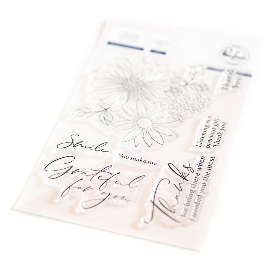 Pinkfresh Studio Thanks for Being There stamp