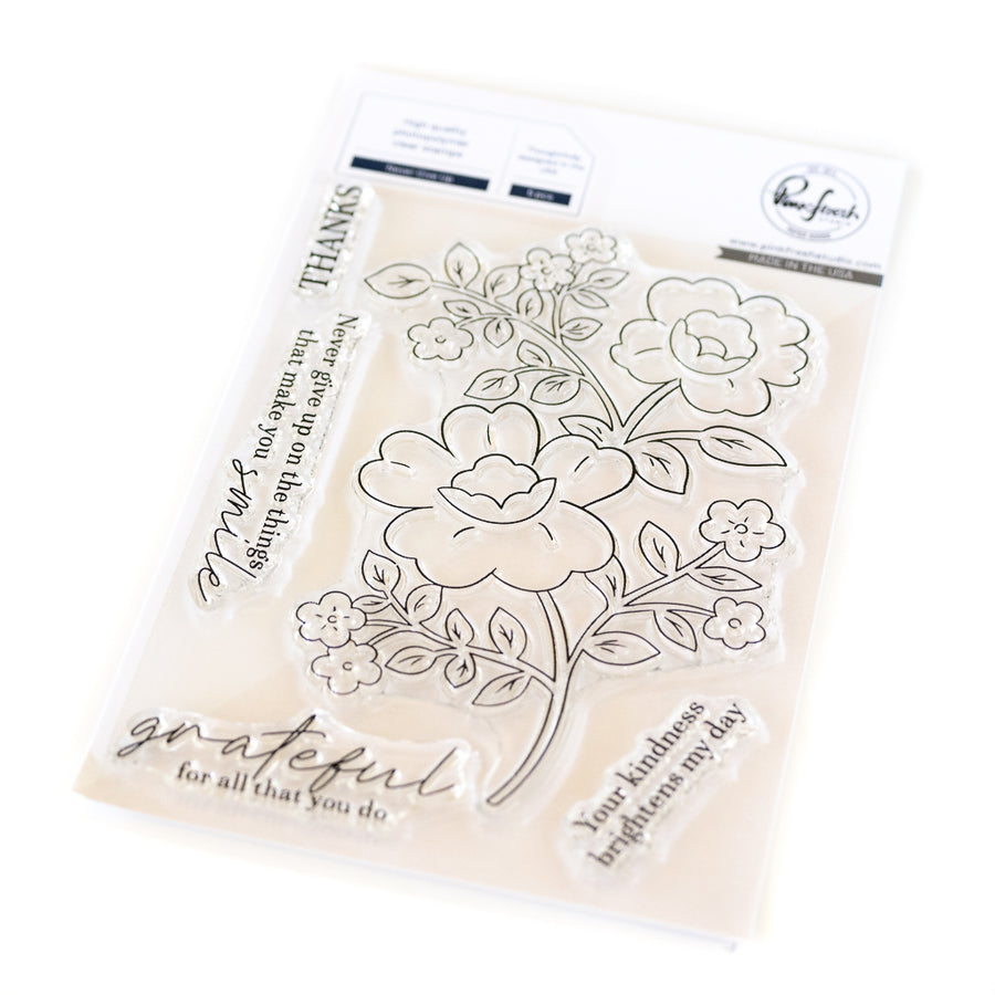 Pinkfresh Studio - Never Give Up Stamp Set
