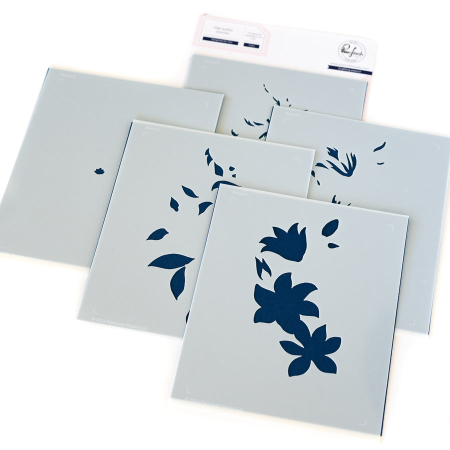 Pinkfresh Studio - Delighted For You Stencil Set