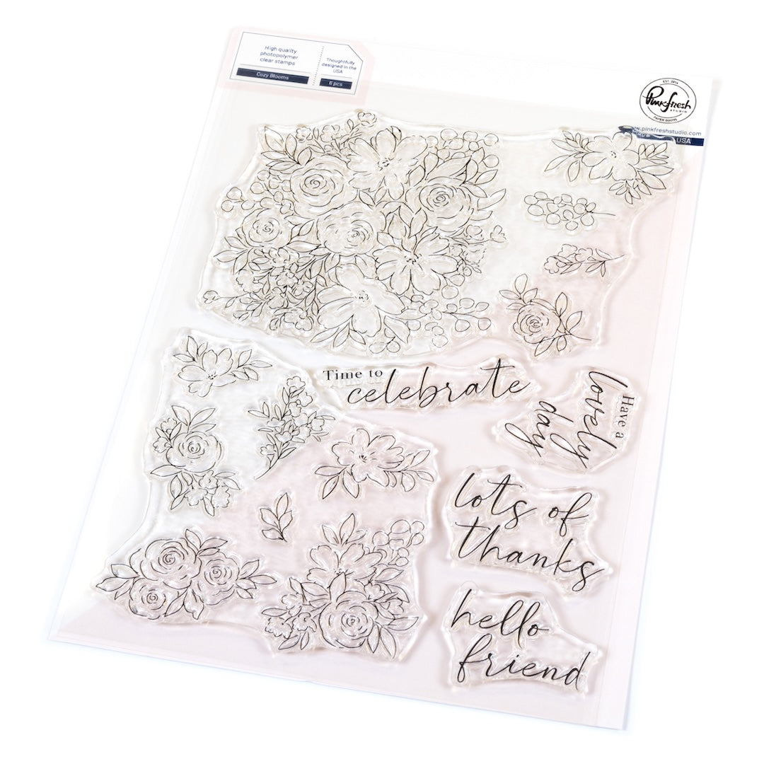 Pinkfresh Studio - Cozy Blooms Stamps
