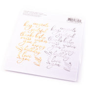 Pinkfresh Studio - Foiled Script Sentiment Ephemera