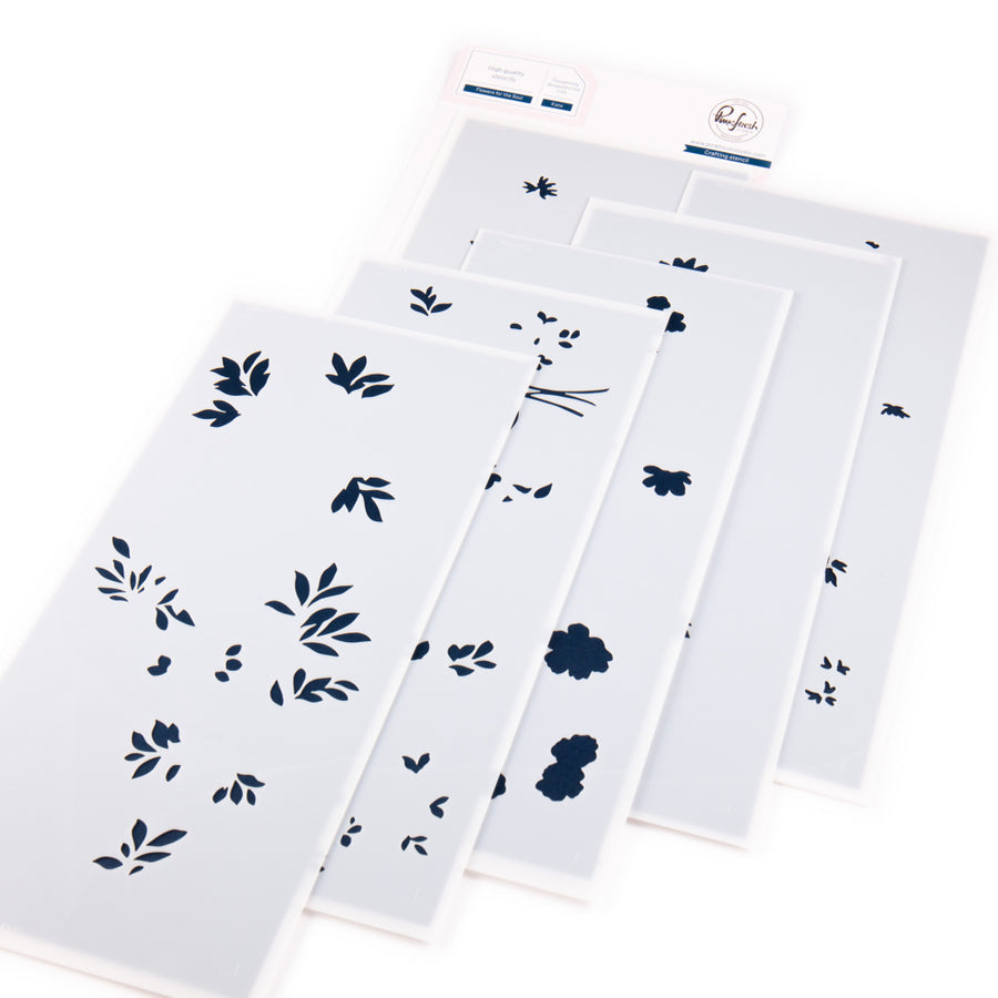 Pinkfresh Studio - Flowers for the Soul Stencils