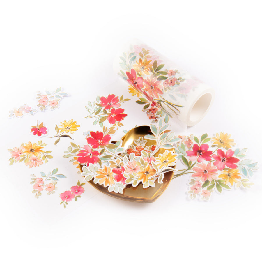 Pinkfresh Studio - Flowers for the Soul Washi