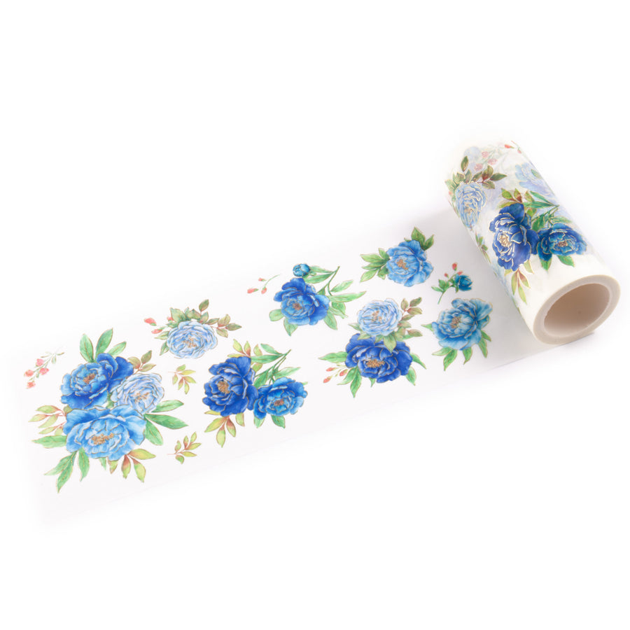 Pinkfresh Studio - Peony Perfection: Blue Washi