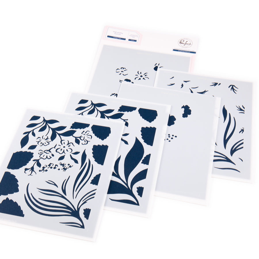 Pinkfresh Studio - Foliage Flair Stencils