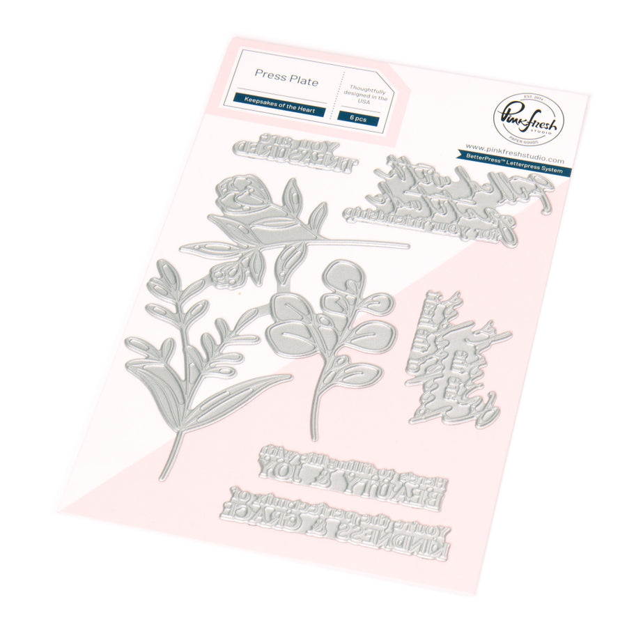 Pinkfresh Studio - Keepsakes of the Heart Press Plates