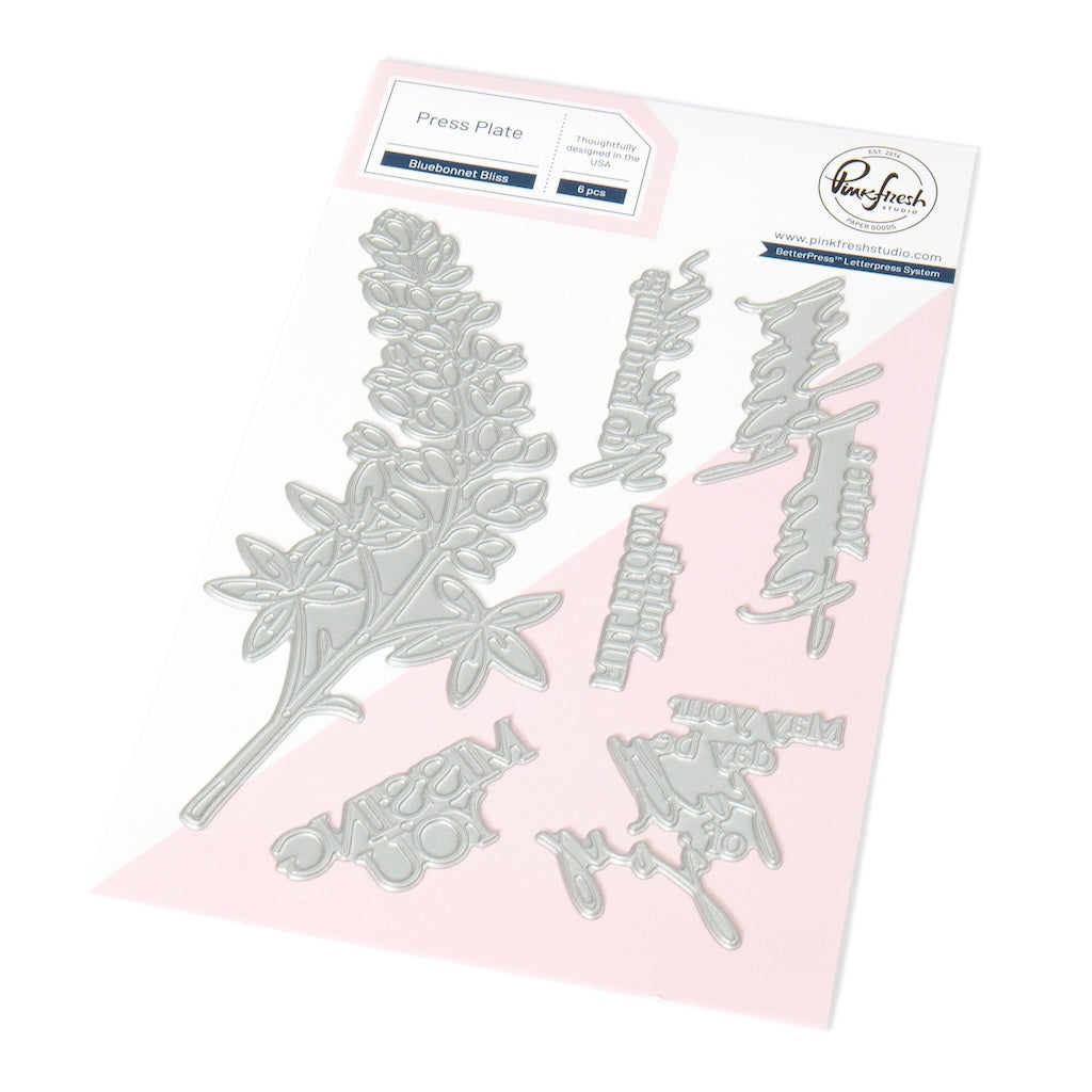 Pinkfresh Studio - Bluebonnet Bliss Press Plates