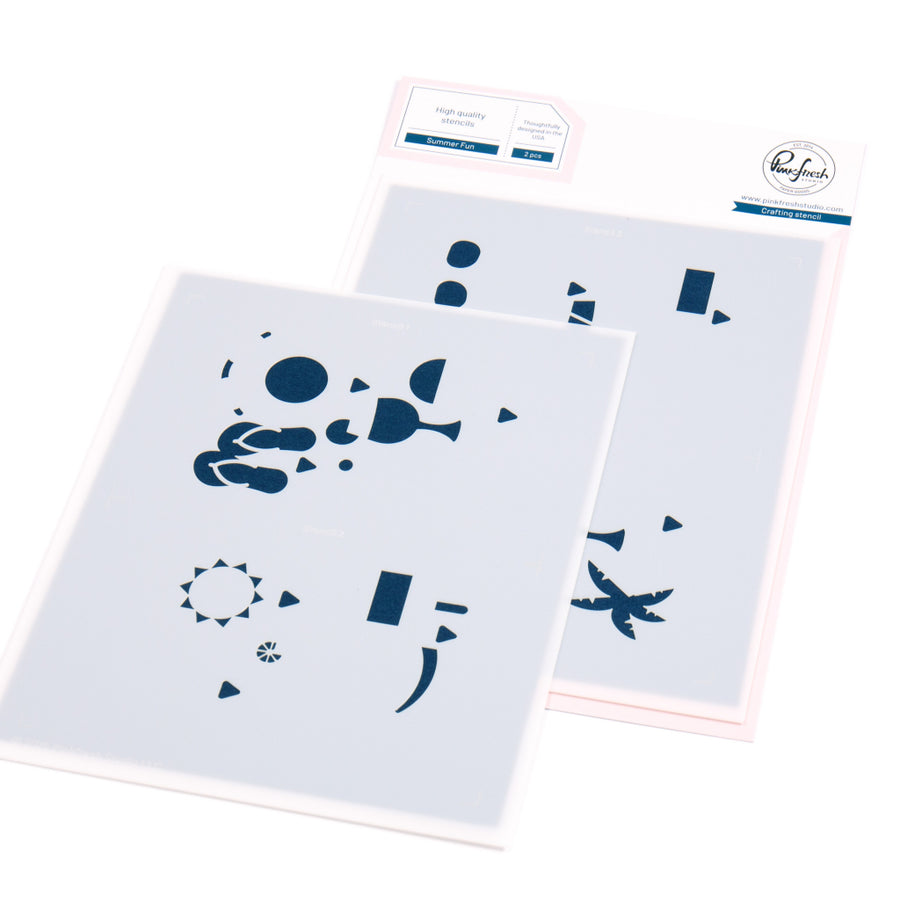 Pinkfresh Studio - Summer Fun Stencils