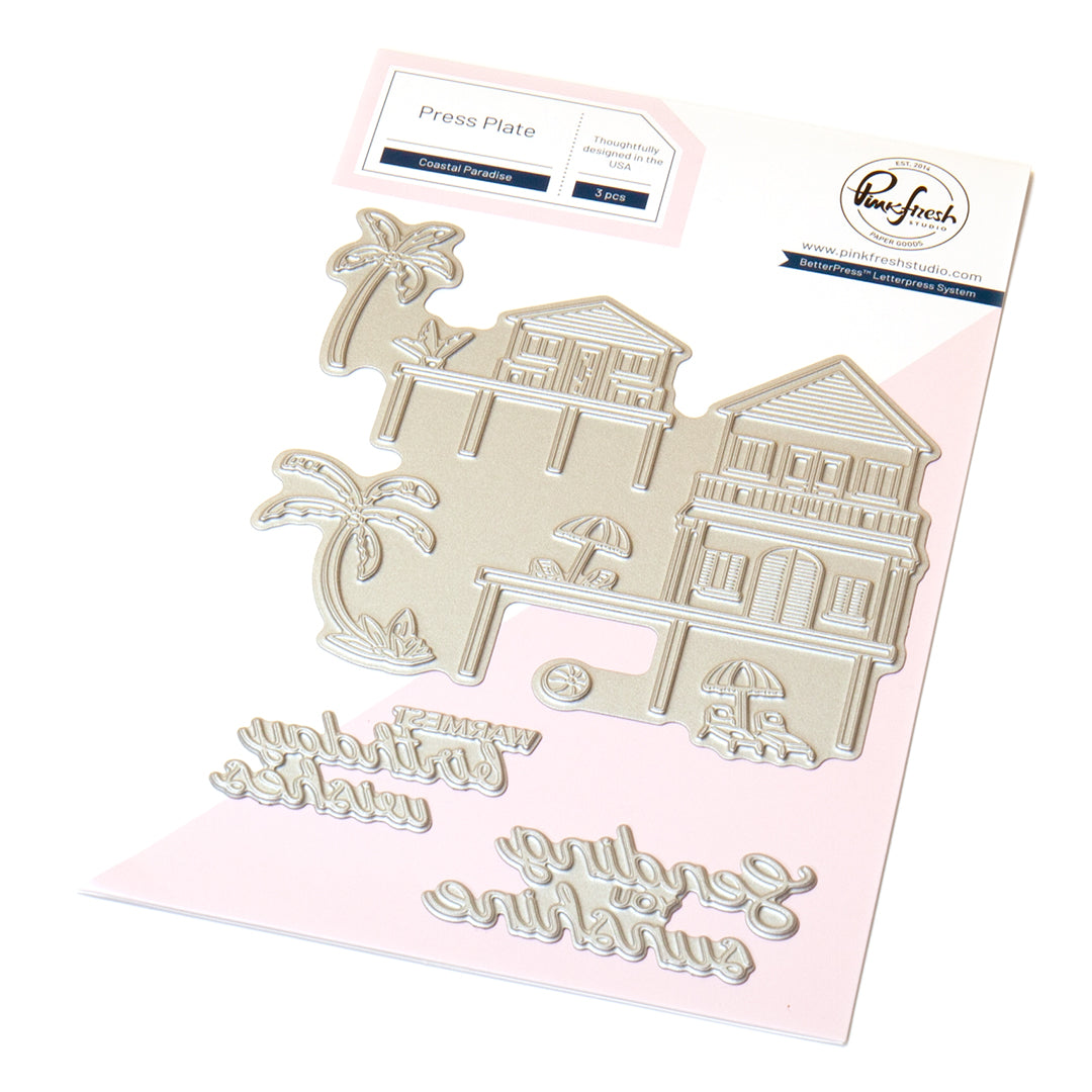 Pinkfresh Studio - Coastal Paradise Press Plates