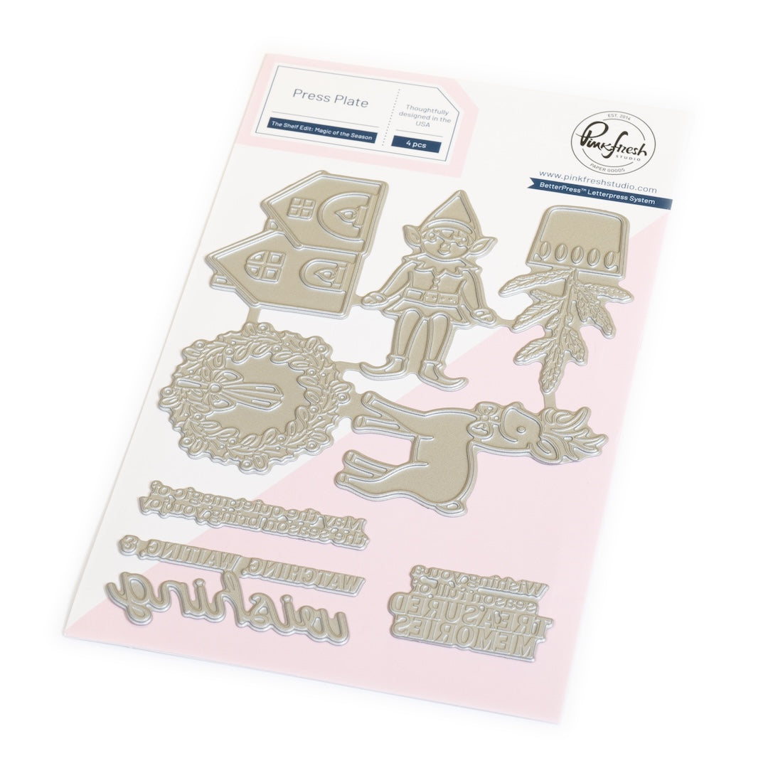 Pinkfresh Studio - The Shelf Edit: Magic of the Season Press Plates