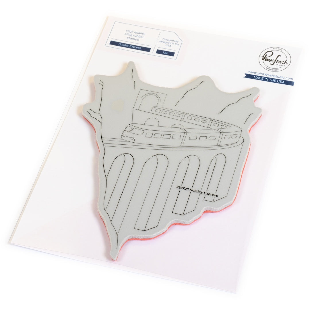 Pinkfresh Studio - Holiday Express Cling Stamp