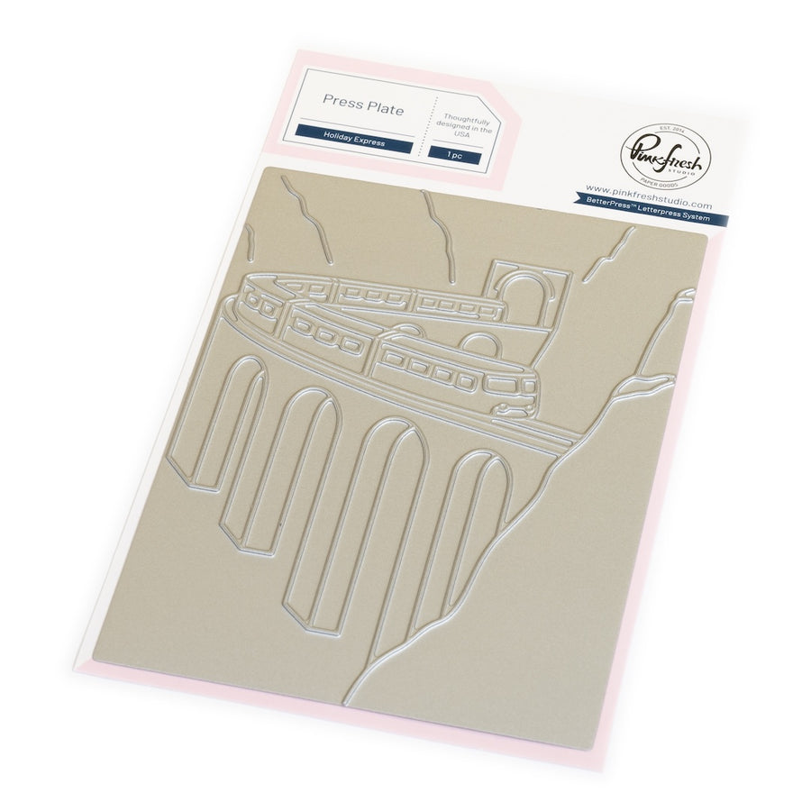 Pinkfresh Studio - Holiday Express Press Plate