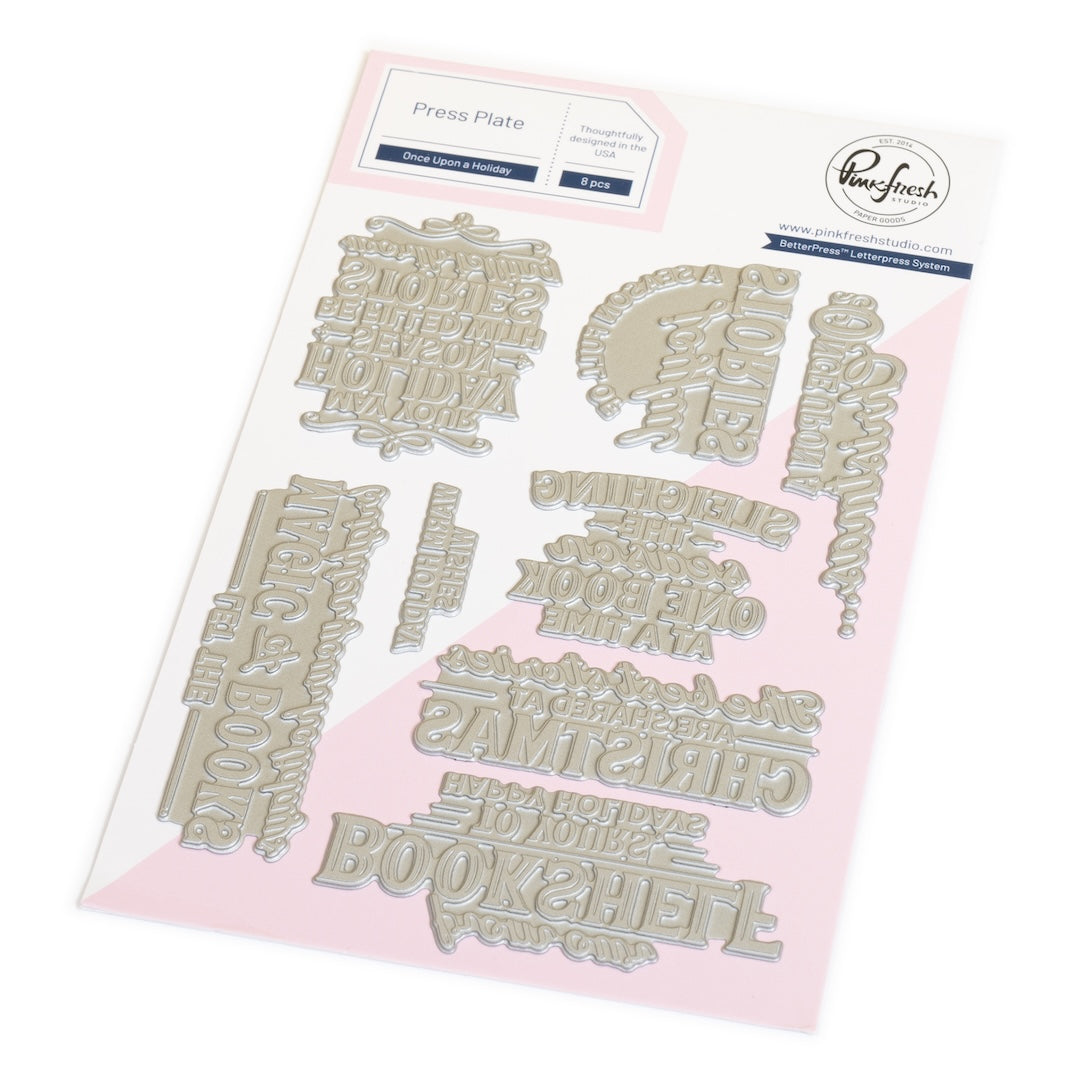 Pinkfresh Studio - Once Upon a Holiday Press Plates