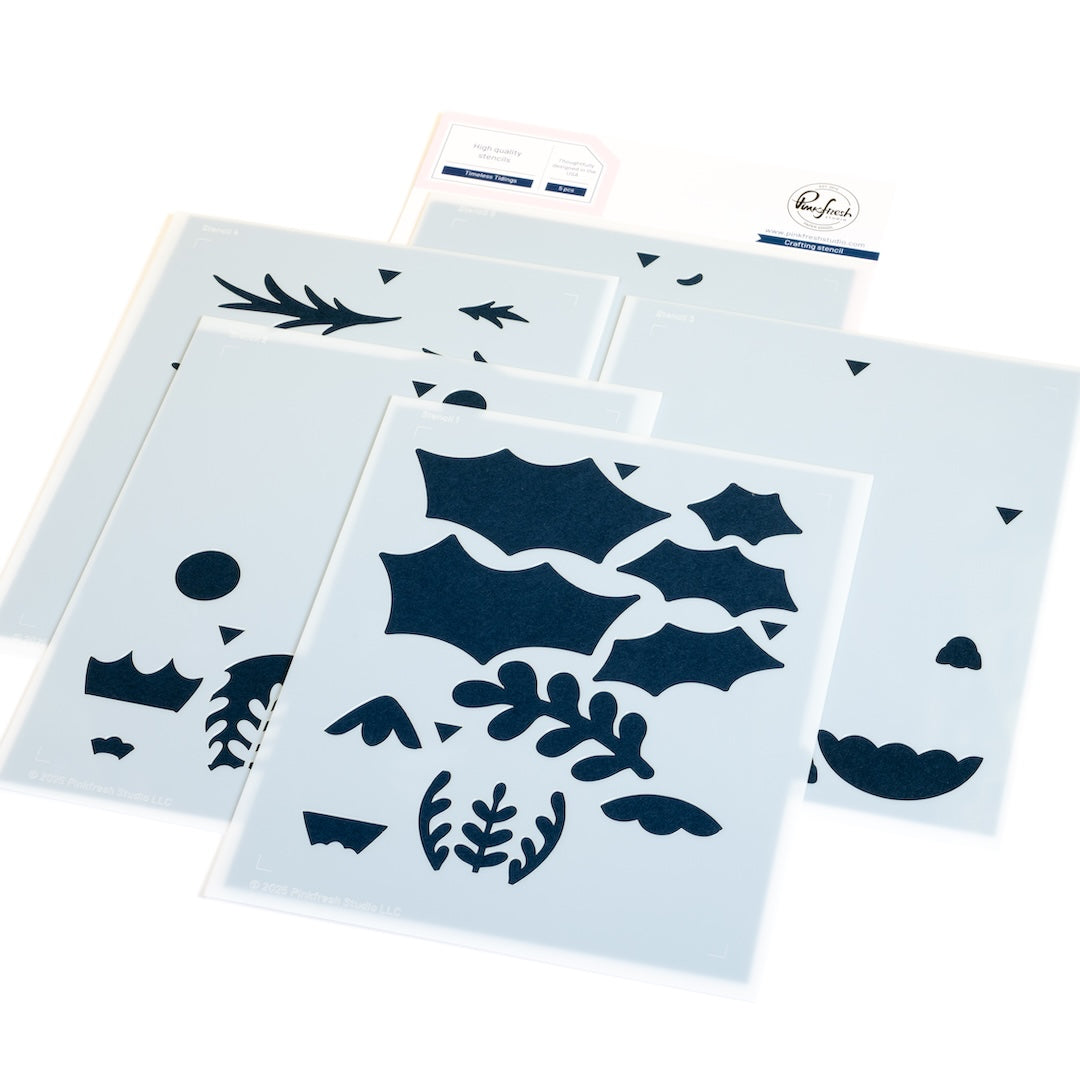 Pinkfresh Studio - Timeless Tidings Stencils