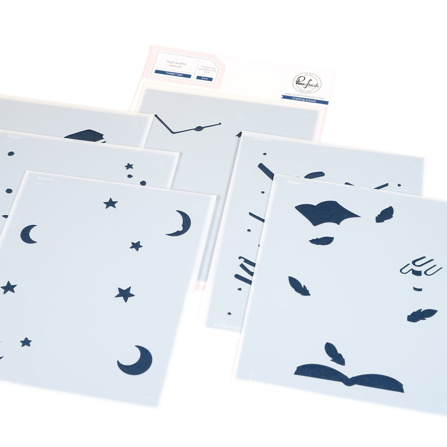 Pinkfresh Studio - Twilight Tales Stencils