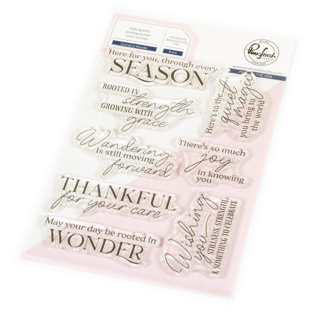 Pinkfresh Studio - Rooted in Wonder Stamps